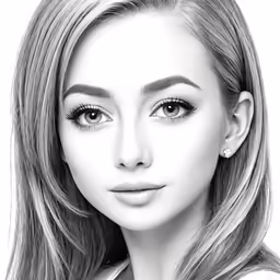 the image shows a beautiful blonde girl with long hair