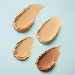 three different shades of light, medium and dark conceal