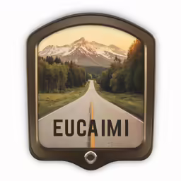 there is an image of a scenic road