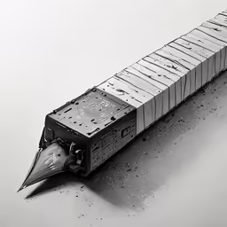 an object sitting on top of a wooden table