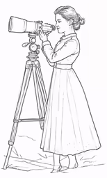 a girl using a camera to take pictures
