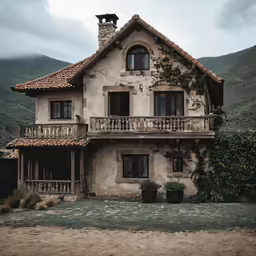 an old style building with a clock tower