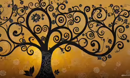 this is a picture of a tree with its branches spread open