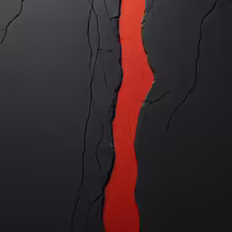 black paper with red tape laying on it