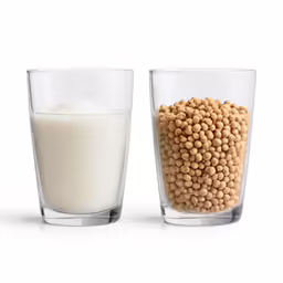 two bowls of grains and rice next to each other