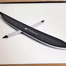 a large knife lying on top of an envelope