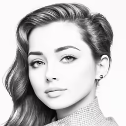a woman is wearing earrings while posing for the camera
