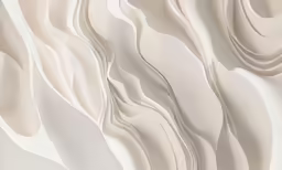 an image of white 3d fabric on a wall