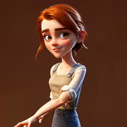 a cartoon character holding a bowling ball