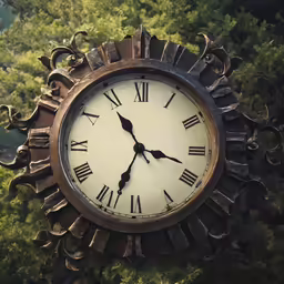 an image of a large outdoor clock that is outdoors