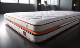 there is a mattress that looks like it could be used to sleep