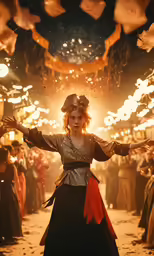 woman in costume in a scene from the film mulanfas