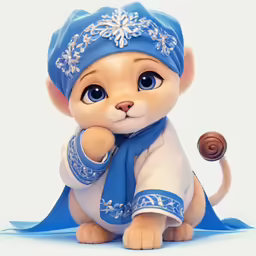 a very cute toy mouse in a hat and tie