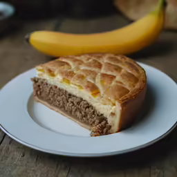 a delicious looking dessert that is made with beef and cheese