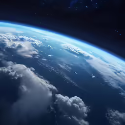 an image of the earth from the space station