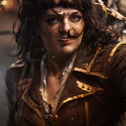 an animated image of the infamous pirate girl