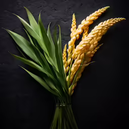 the tall stalks are next to each other on the table