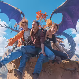 the cast of how to train your dragon poses for a picture