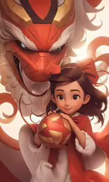 the artwork shows a girl and an angel holding a soccer ball