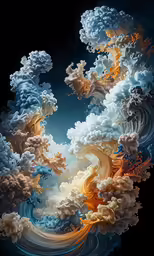 the art is very colorful and artistic