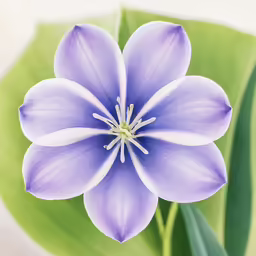 a close up picture of purple and white flower