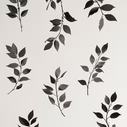 three black and white photos of trees