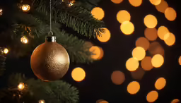 a christmas tree with decorations on it
