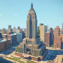 an aerial photo of the top of a building
