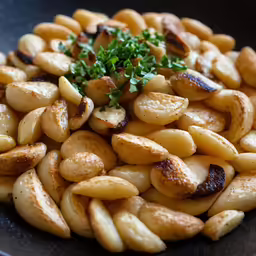 a plate full of some delicious looking food