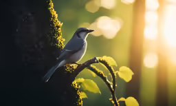 there is a bird that is sitting on a branch