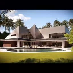 a house that is built on top of a hill