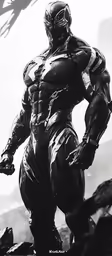 an image of a man in black and white