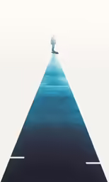 a person stands on top of a pyramid