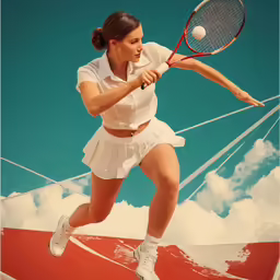 a woman in white tennis outfit playing tennis