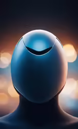 a round blue object is placed on a figure