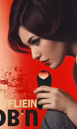 woman holding a cell phone in her right hand