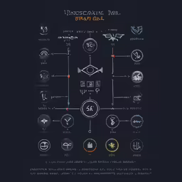 a graphic with different types of symbols