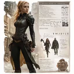 a movie poster with a lady holding an ax