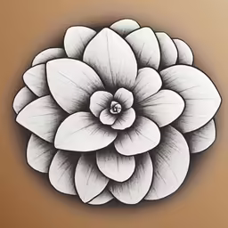 a white flower sitting on top of a brown background
