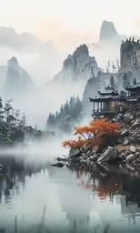 a large body of water with buildings on top of it