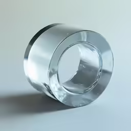 a small, metal object sitting on the ground