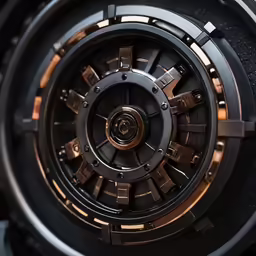 the inside of an iron object