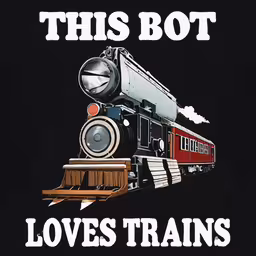 a train that says, this bot loves trains,this bot loves trains shirt funny train driver