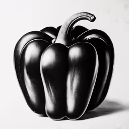 black pepper drawing on white paper