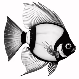 an animal in the shape of a fish