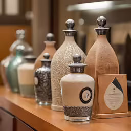 some very nice shaped jars with small tags