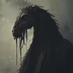 a weird looking creature that is covered in water