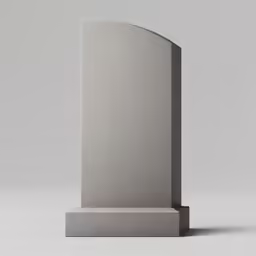 a minimalist sculpture made from a single concrete column