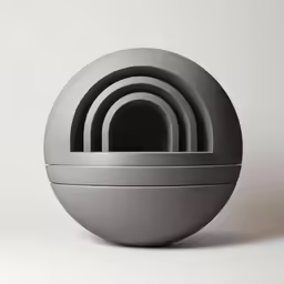 a round bowl sitting on top of a table