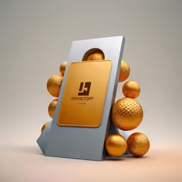 the golden iphone is coming out of the box